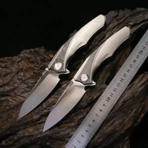 Gold Titanium Alloy Knife Machining