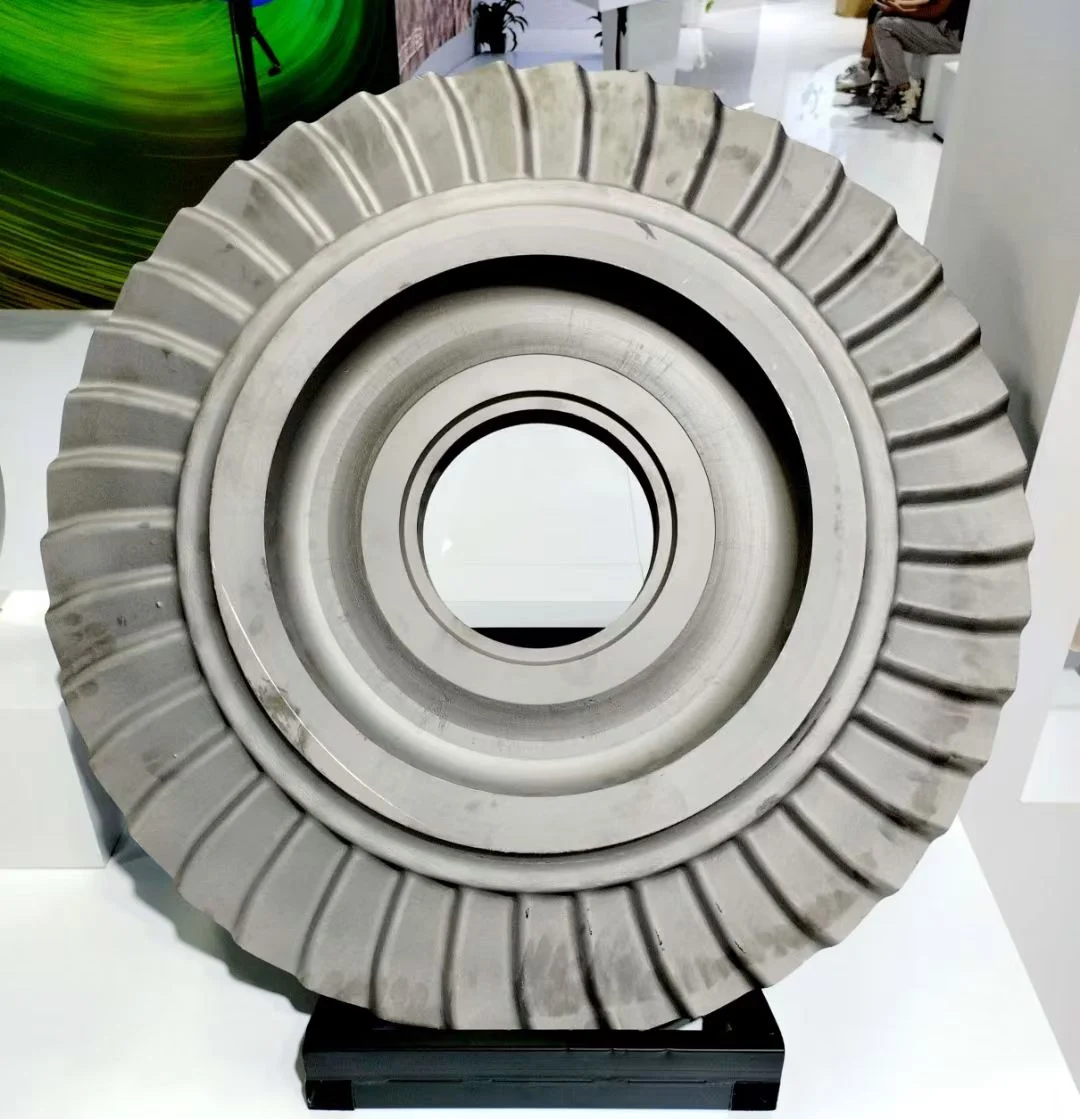 Roda de compressor de turbina de vácuo de liga de titânio de fundição de precisão