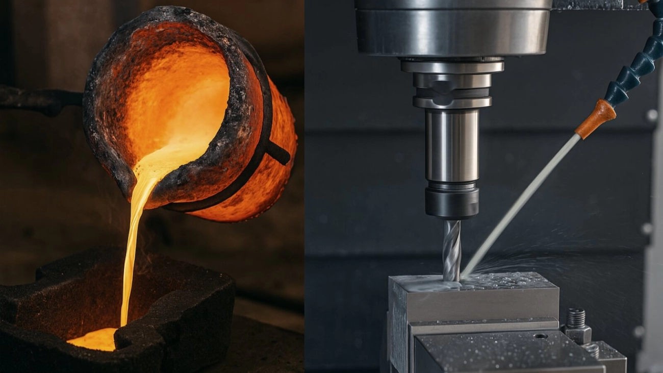 Machining Casting Process Workflow