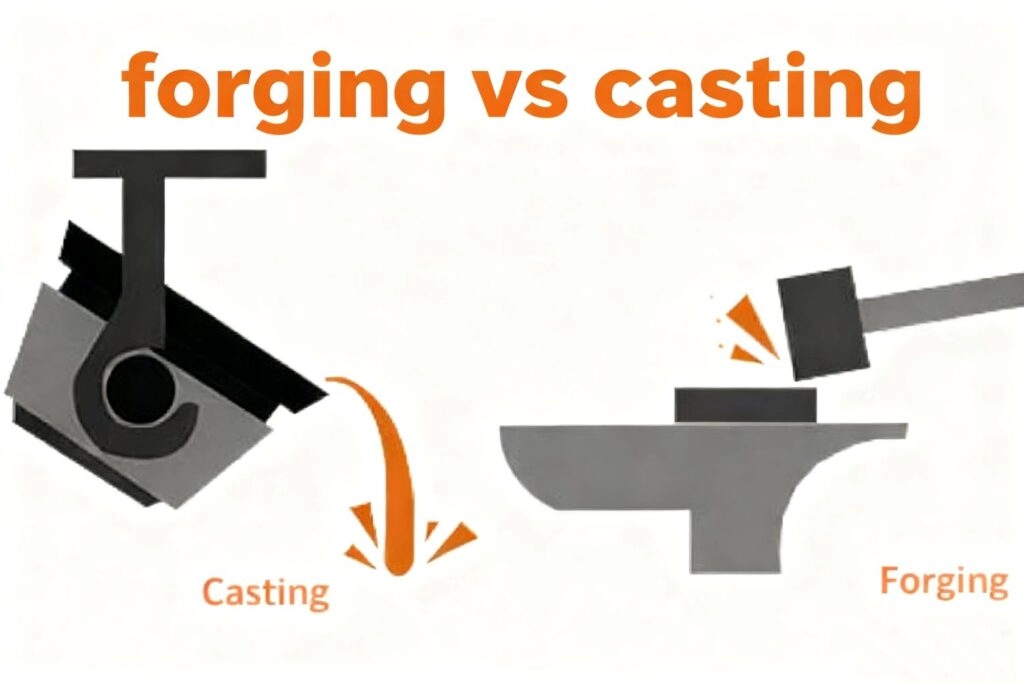 Forging vs Casting Comparison Chart