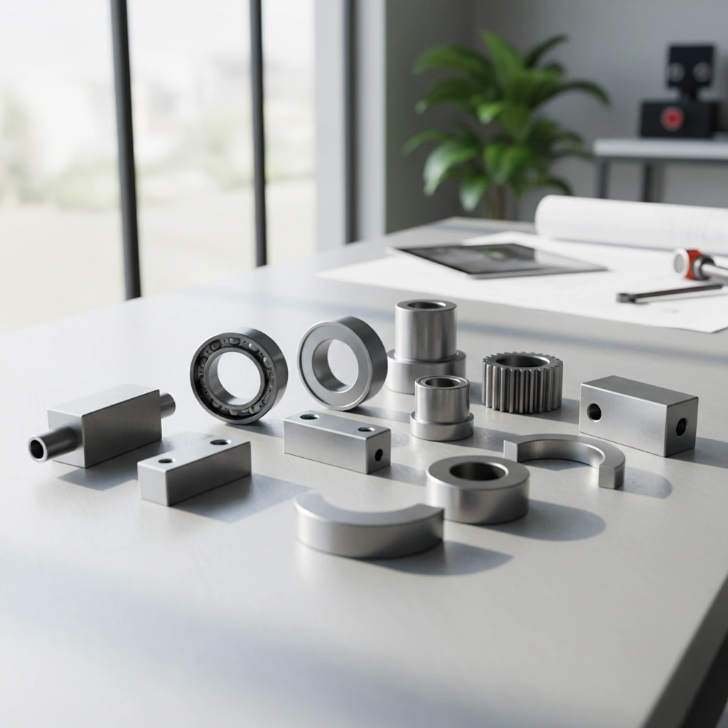 52100 Alloy Steel High Hardness Machined Parts