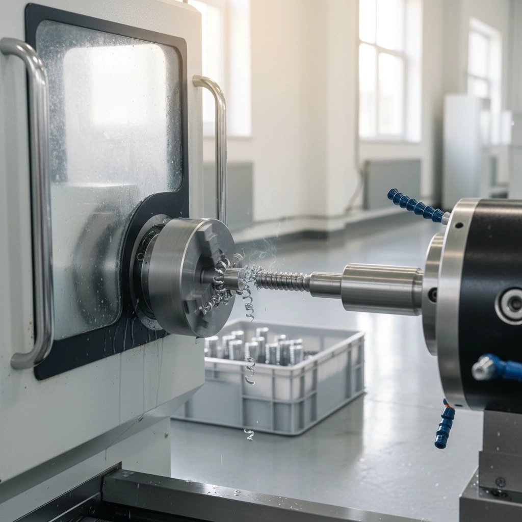 Alloy Steel Screw Machining Services Precision CNC Parts