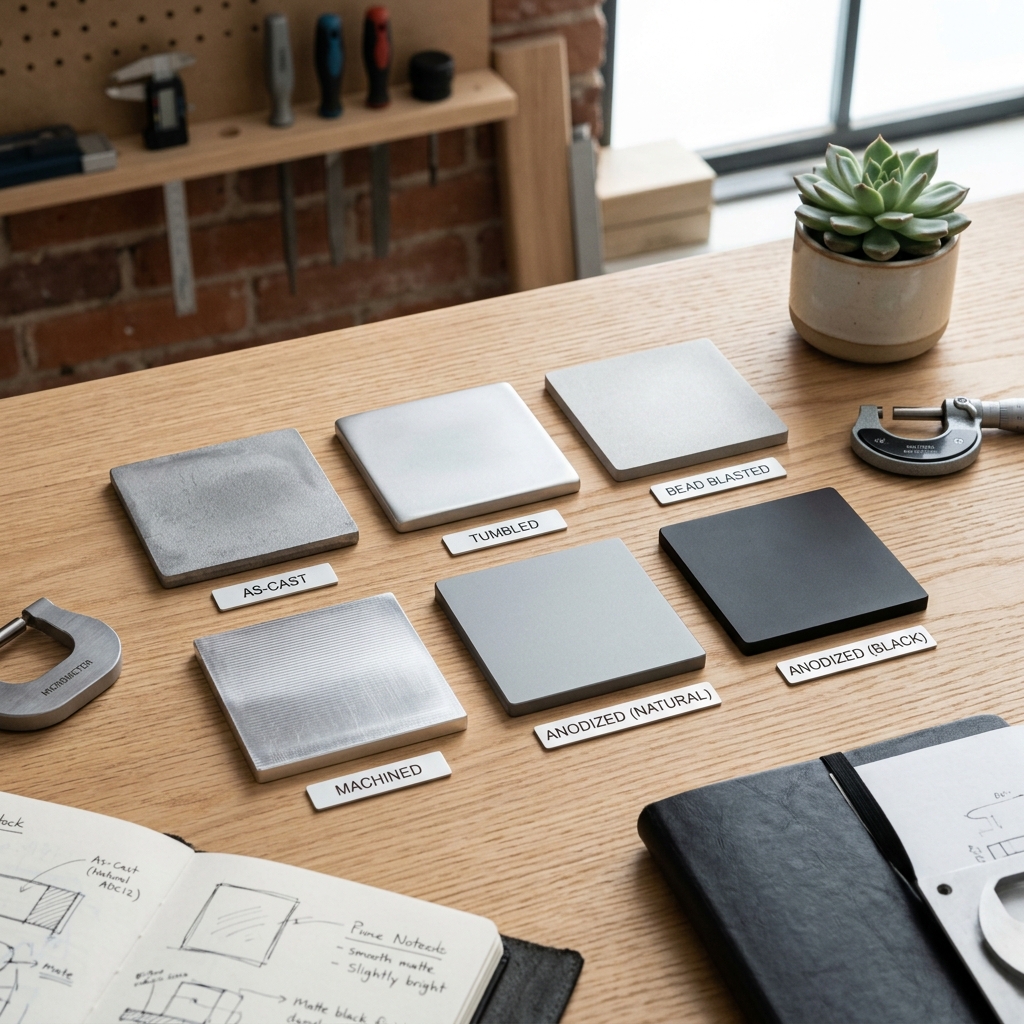 ADC12 aluminiumsoverflatebehandlingar