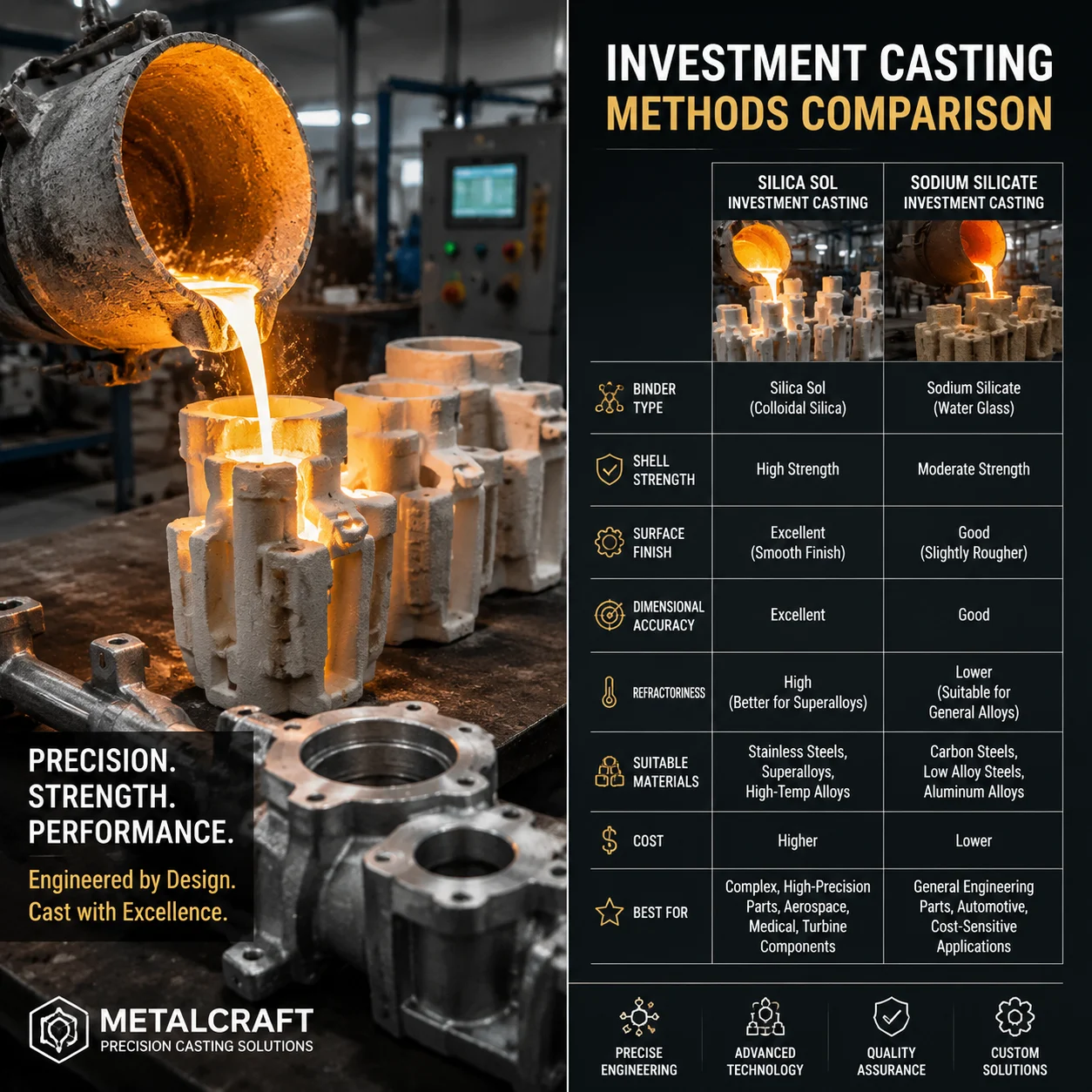 Comparação entre Investimento a Vácuo Avançado vs Investimento Padrão