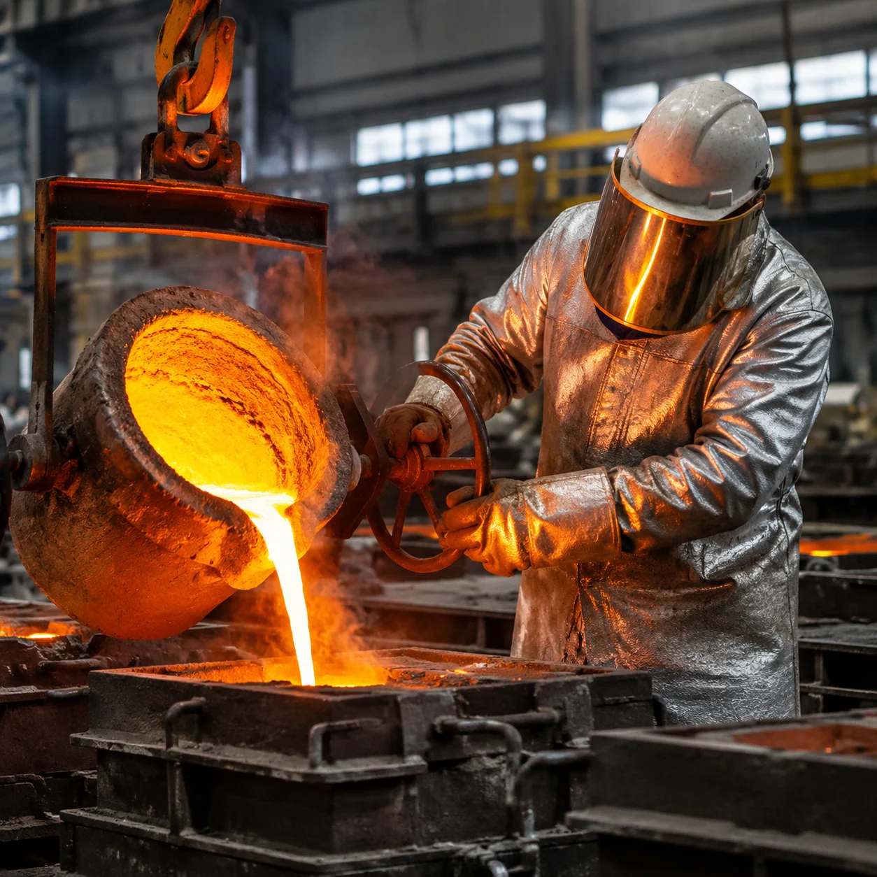 Обзор процесса инвестиций в литье на производственном объекте Vastmaterial