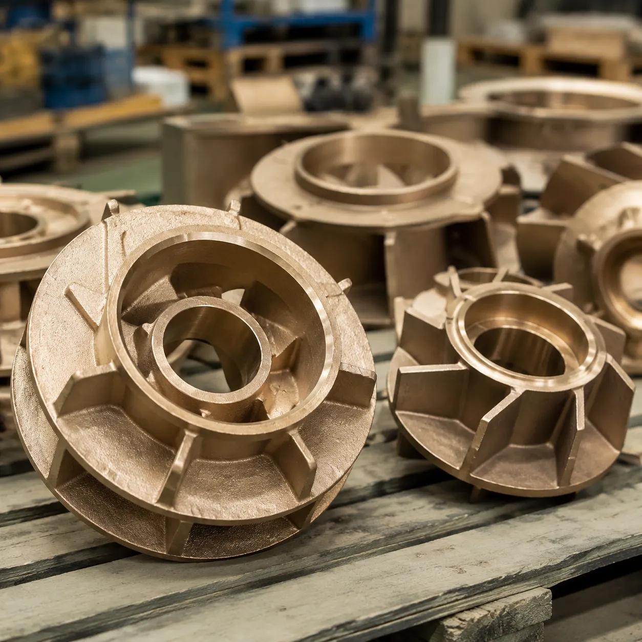 Industrial copper bronze centrifugal castings