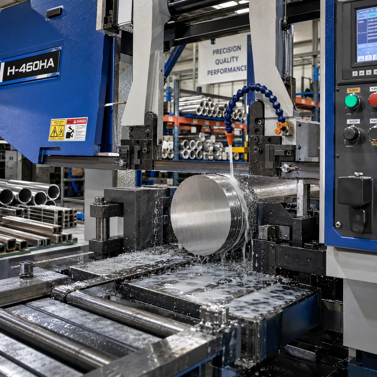 自動化 CNC 鋸切流程,優化可重複精度,用於不銹鋼鑄件