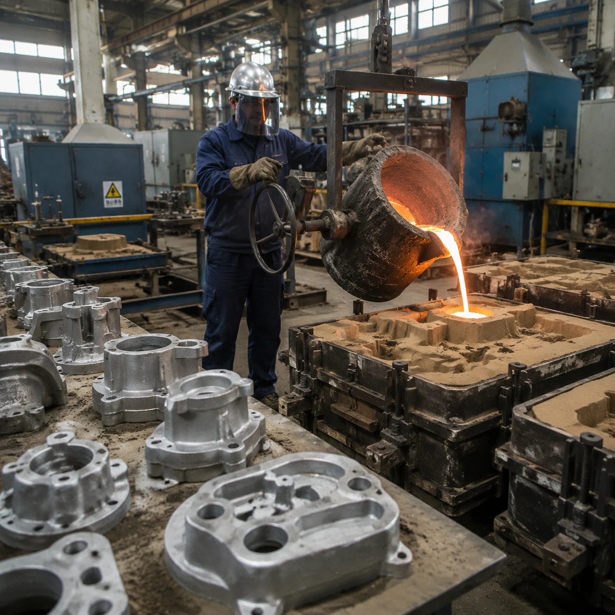 通過殼模鑄造製造的精密汽車支架