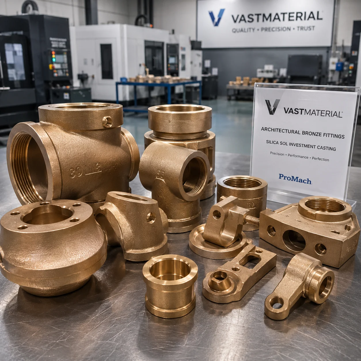 Vastmaterial青銅零件畫廊建築配件