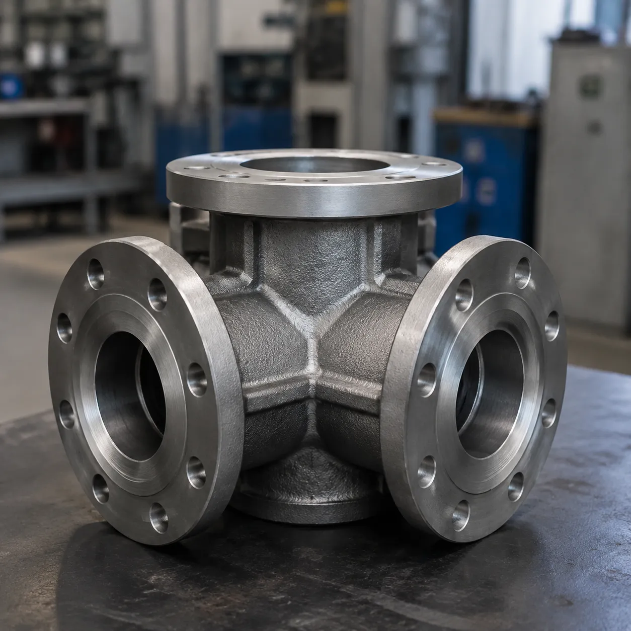 Coulée de corps de vanne à 3 voies Modèle T/L CF8 CF8M