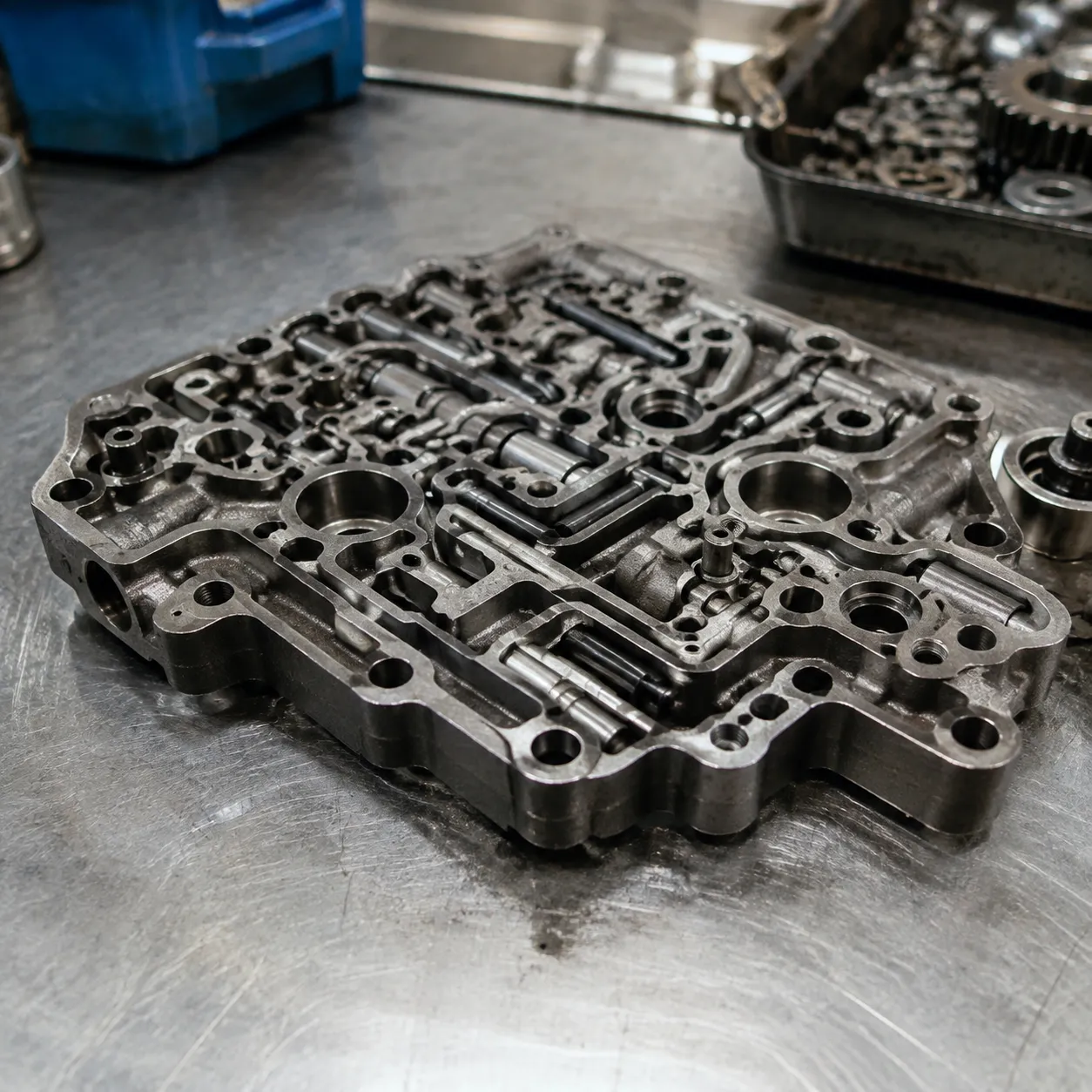 Corps de soupape en fonte 4L60 robuste et remanufacturé