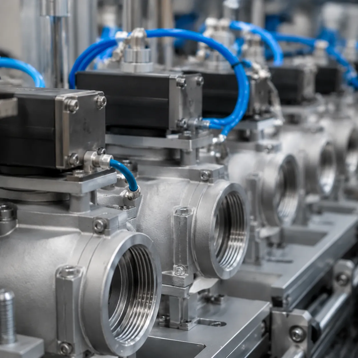 Aluminium-Ventilkörper in industriellen Systemen