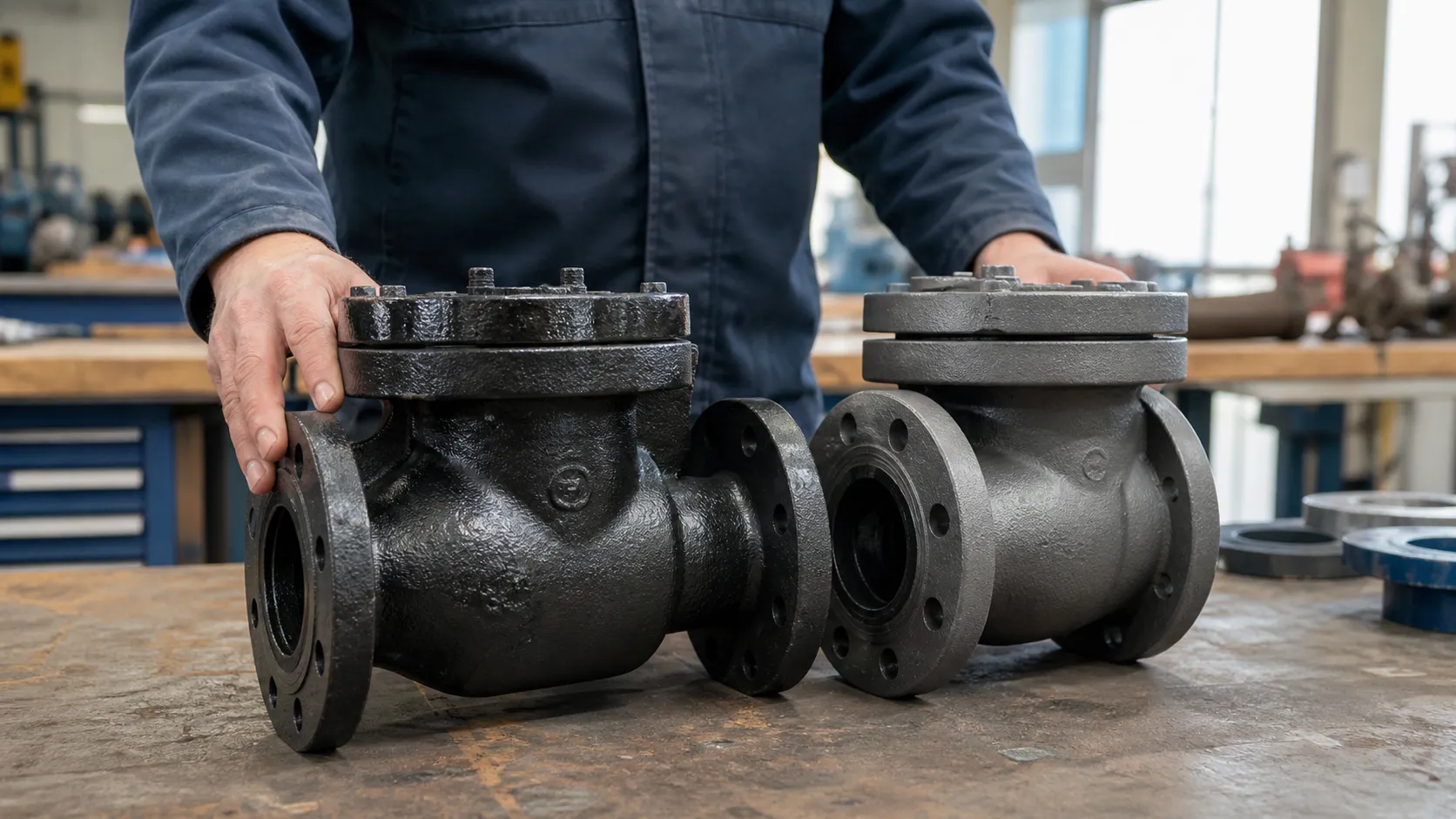 sélection du corps de vanne en fonte vs en fonte ductile