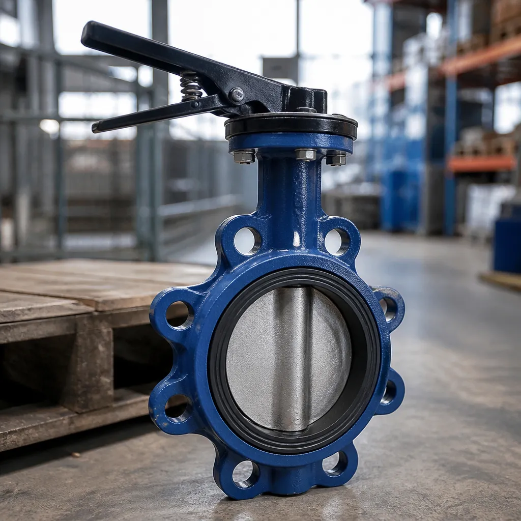 durable butterfly valve cast iron body