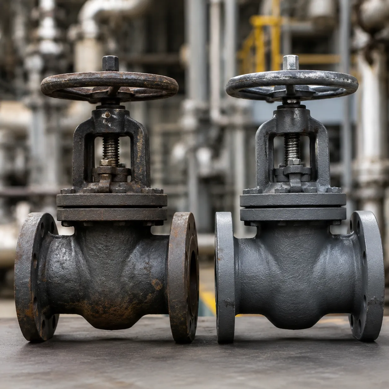 Carbon steel vs cast iron valve body applications