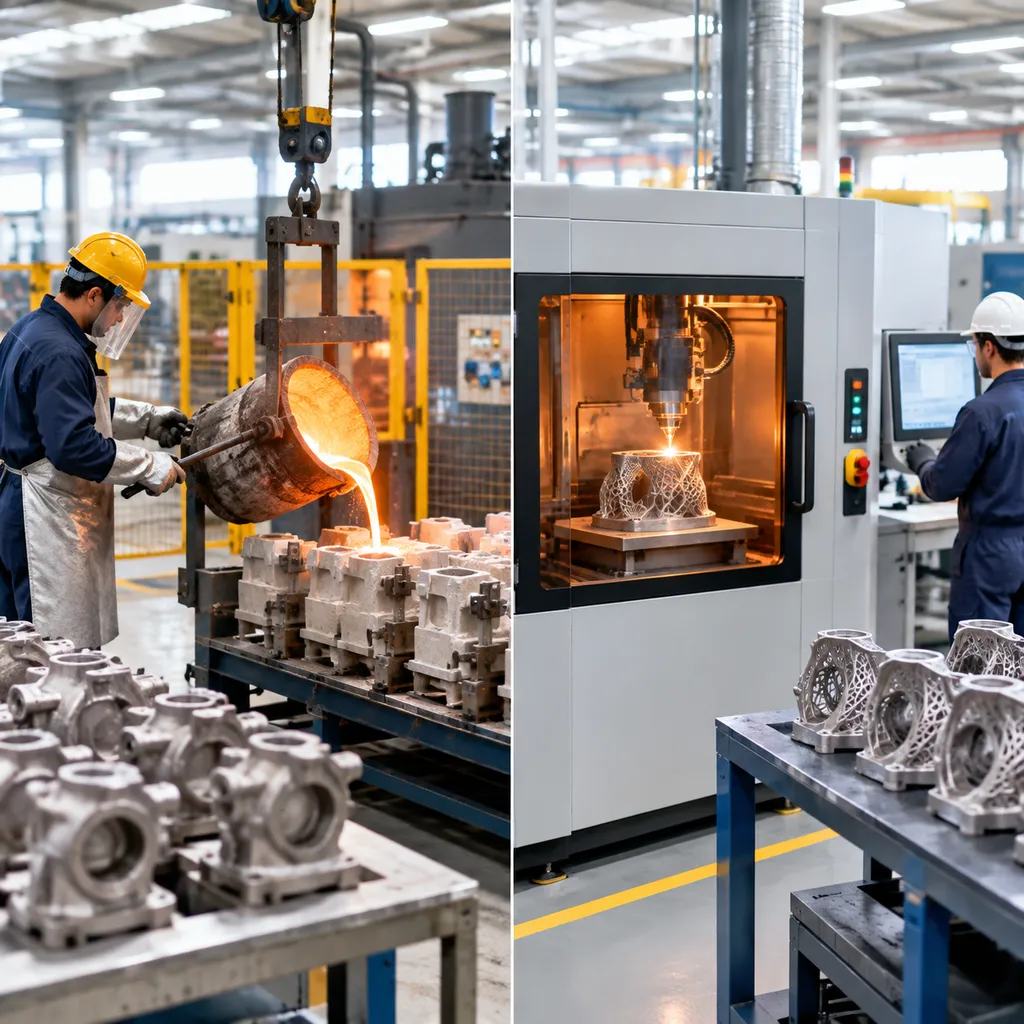 Fundição por investimento vs fabricação aditiva