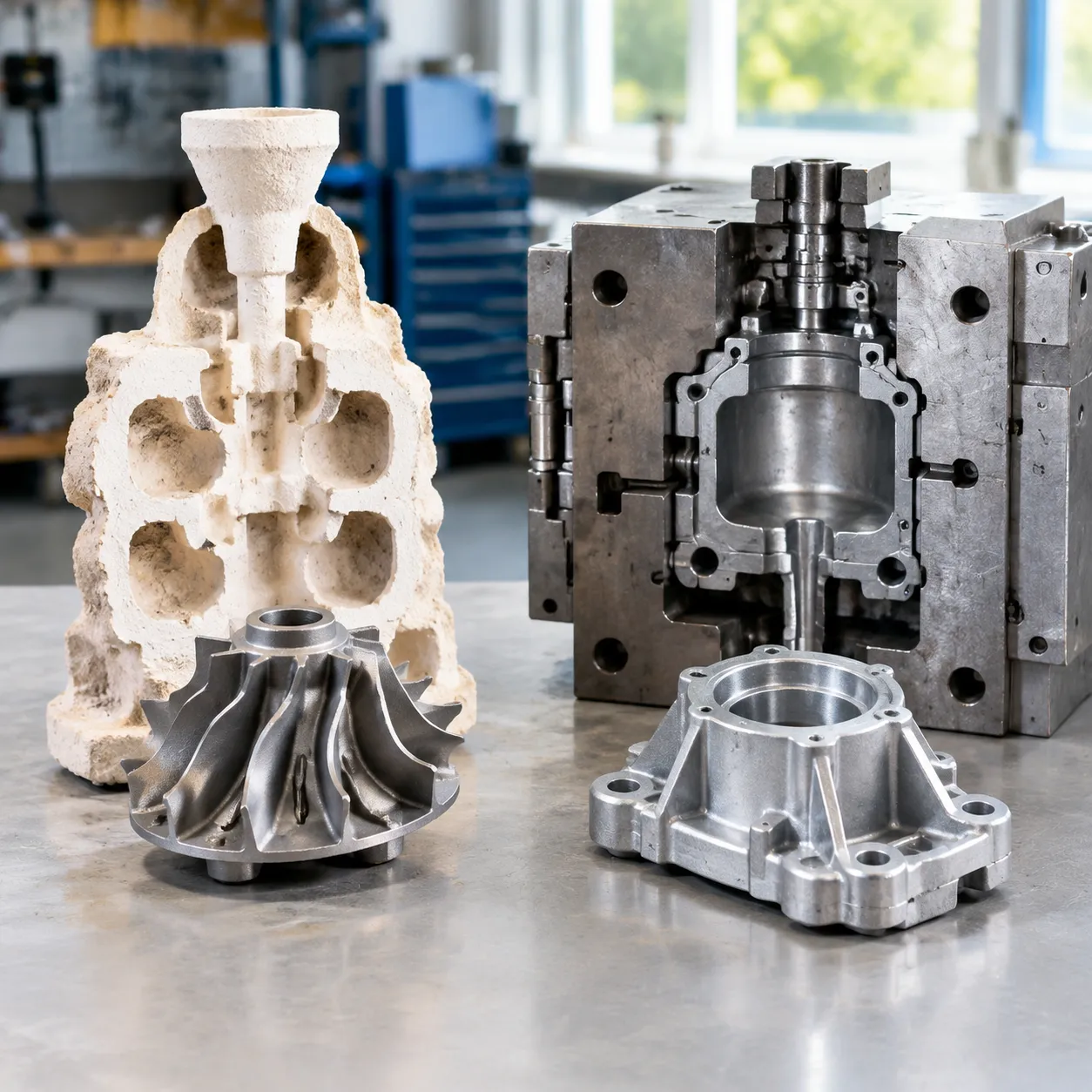 Investment casting vs die casting comparison