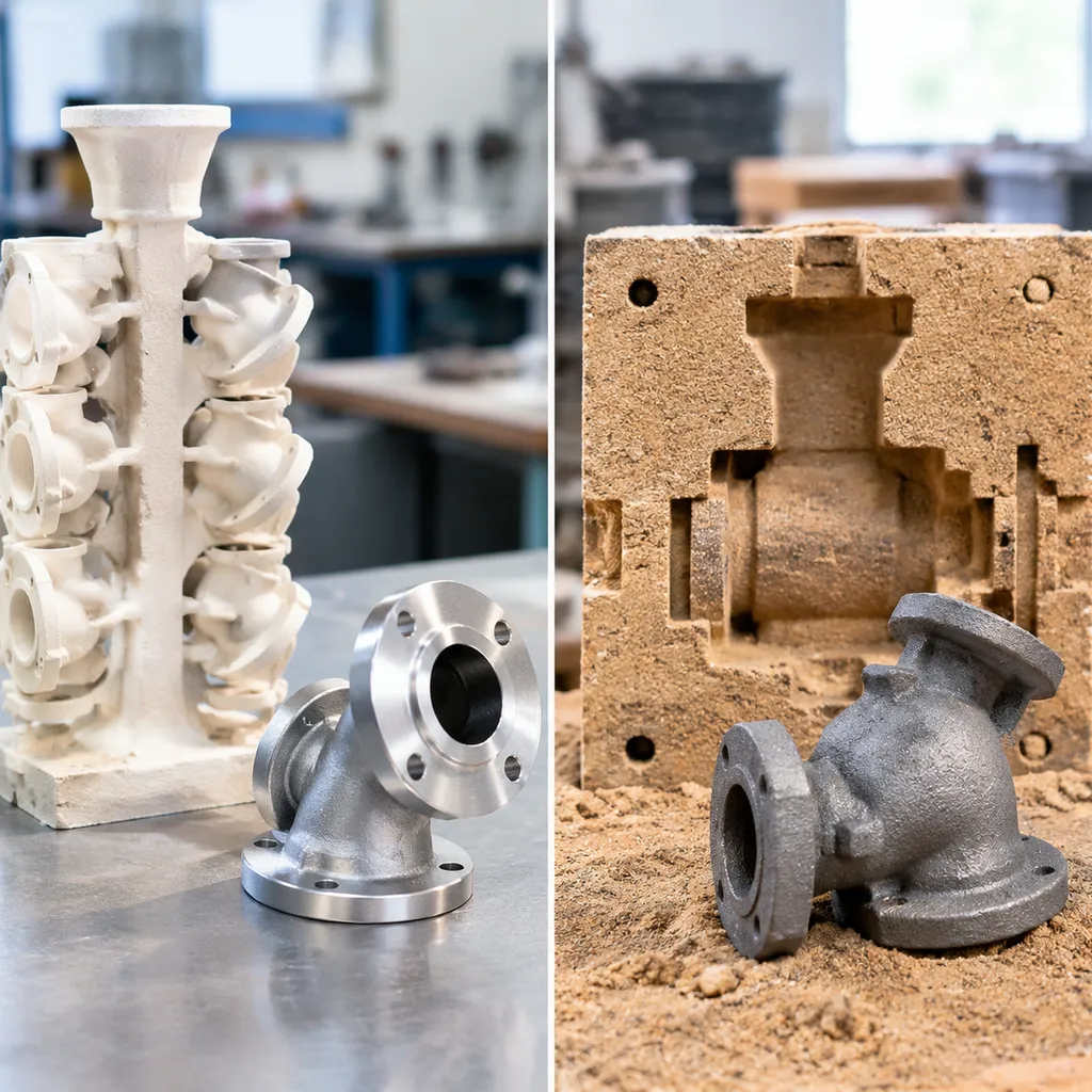 Investment Casting vs Sand Casting – Tolerances, Size, Tooling