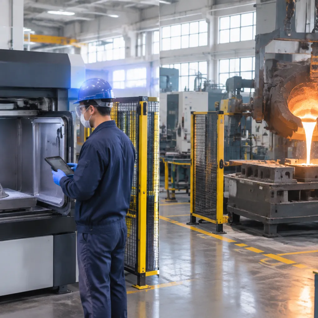 fabricação aditiva vs fundição por investimento