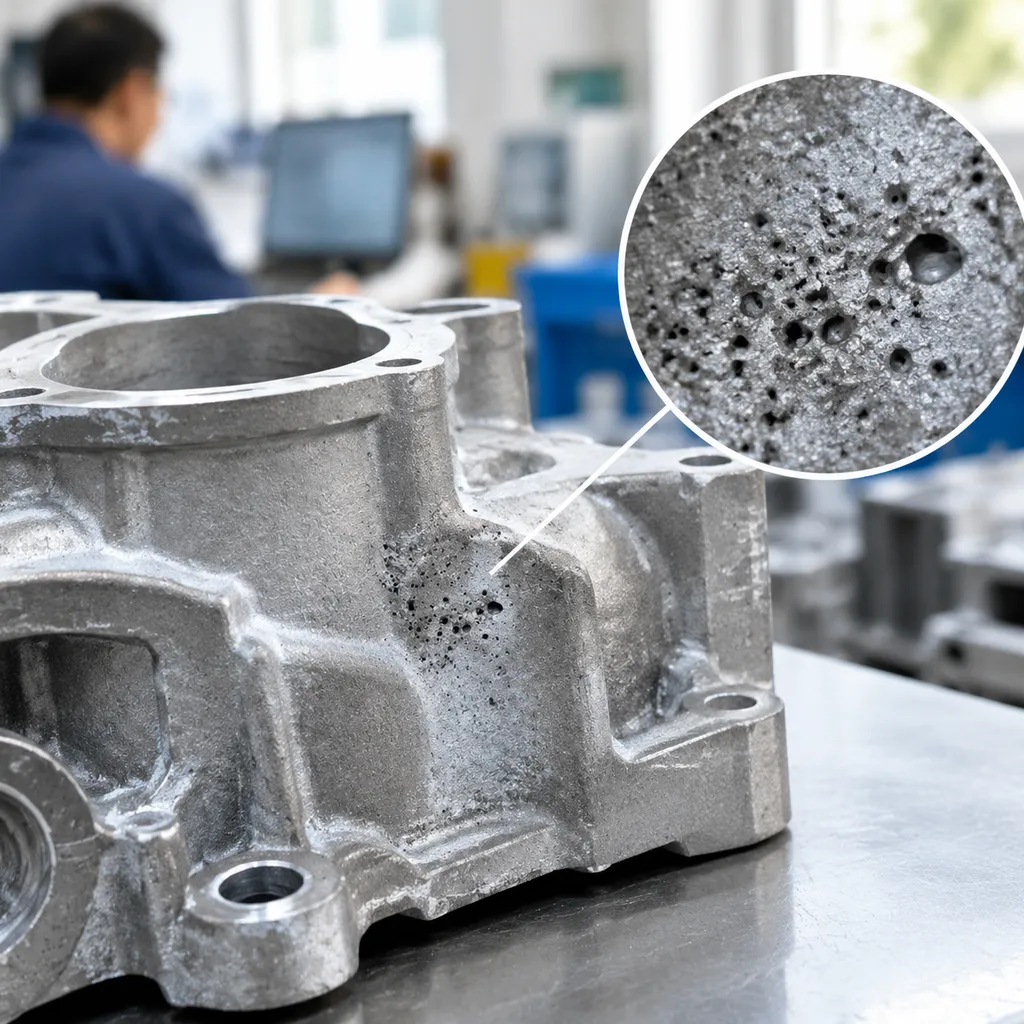 casting shell temperature shrinkage porosity