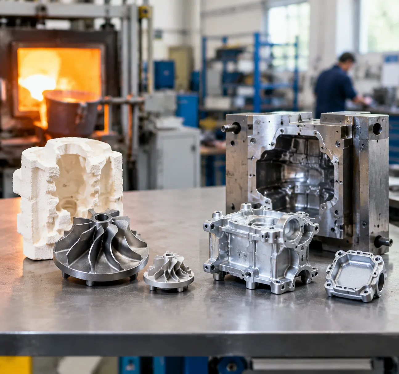 investment casting vs die casting applications