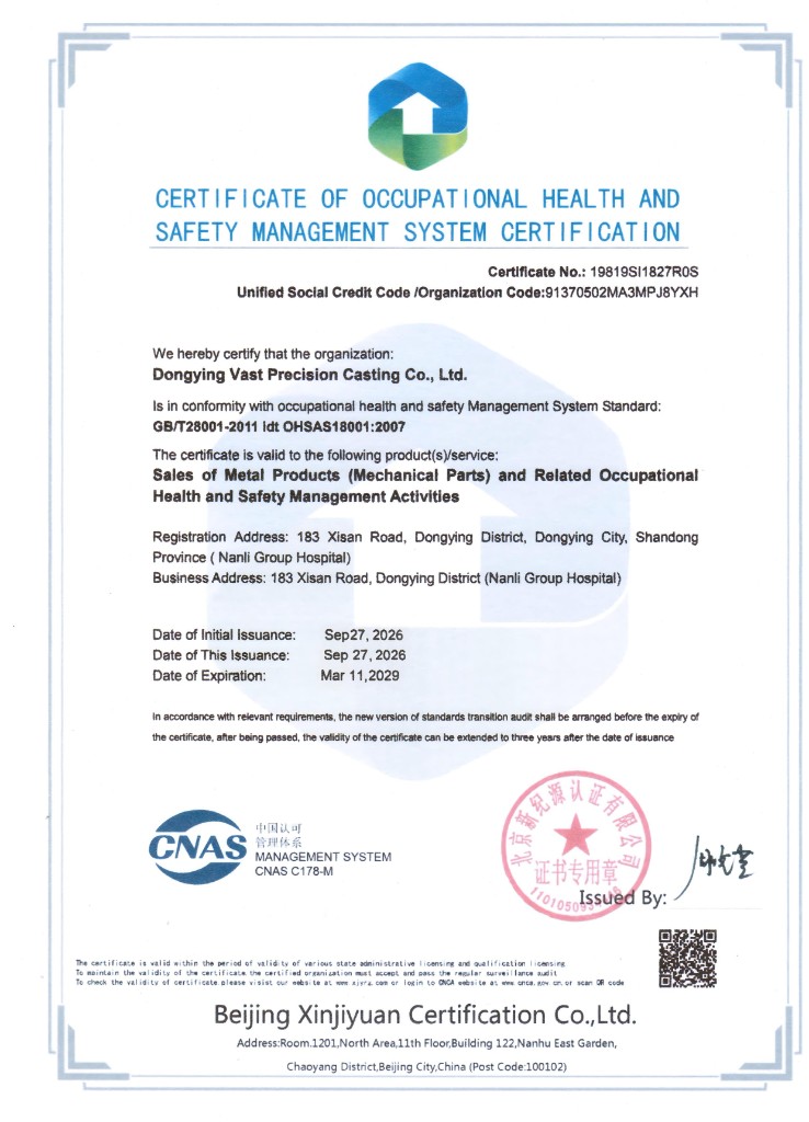 OHSAS 18001